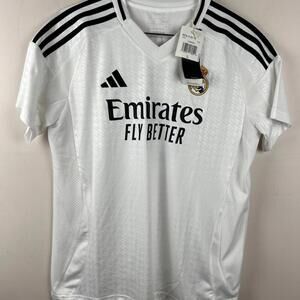Adidas Real Madrid Valverde #8 Women's Home Jersey 2024/25 Size L White AEROREAD